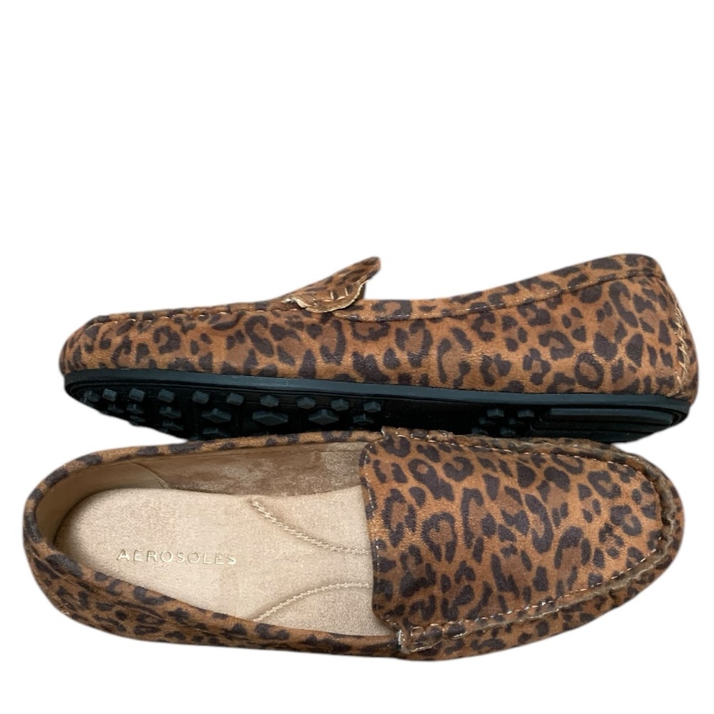 Aerosoles Over Drive Leopard Faux Leather Loafer NWOT - Picture 7 of 9